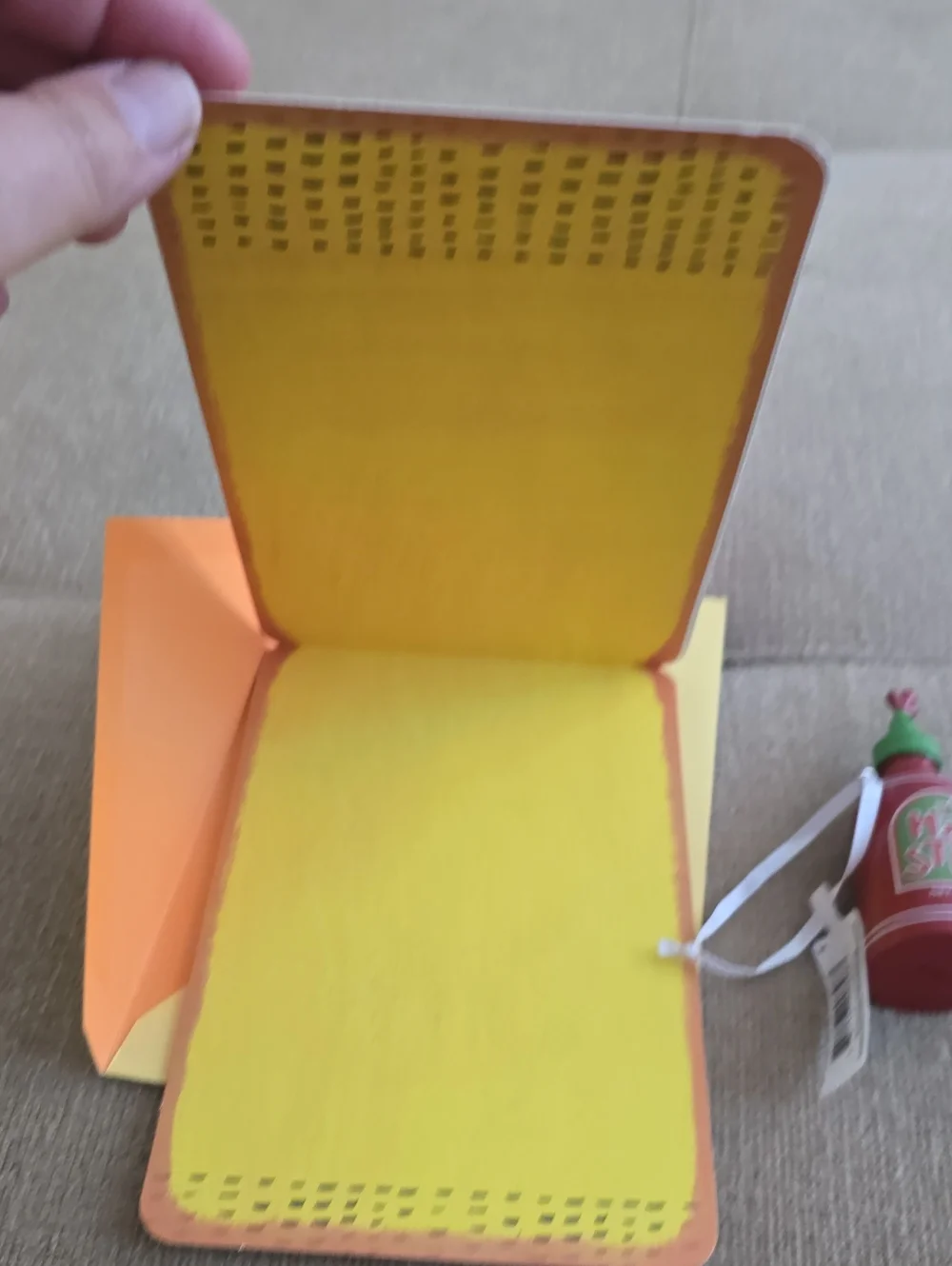 Hot Stuff Sauce Ornament & Card